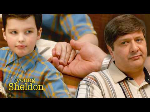 Sheldon Holds His Dad’s Hand for the First Time | Young Sheldon