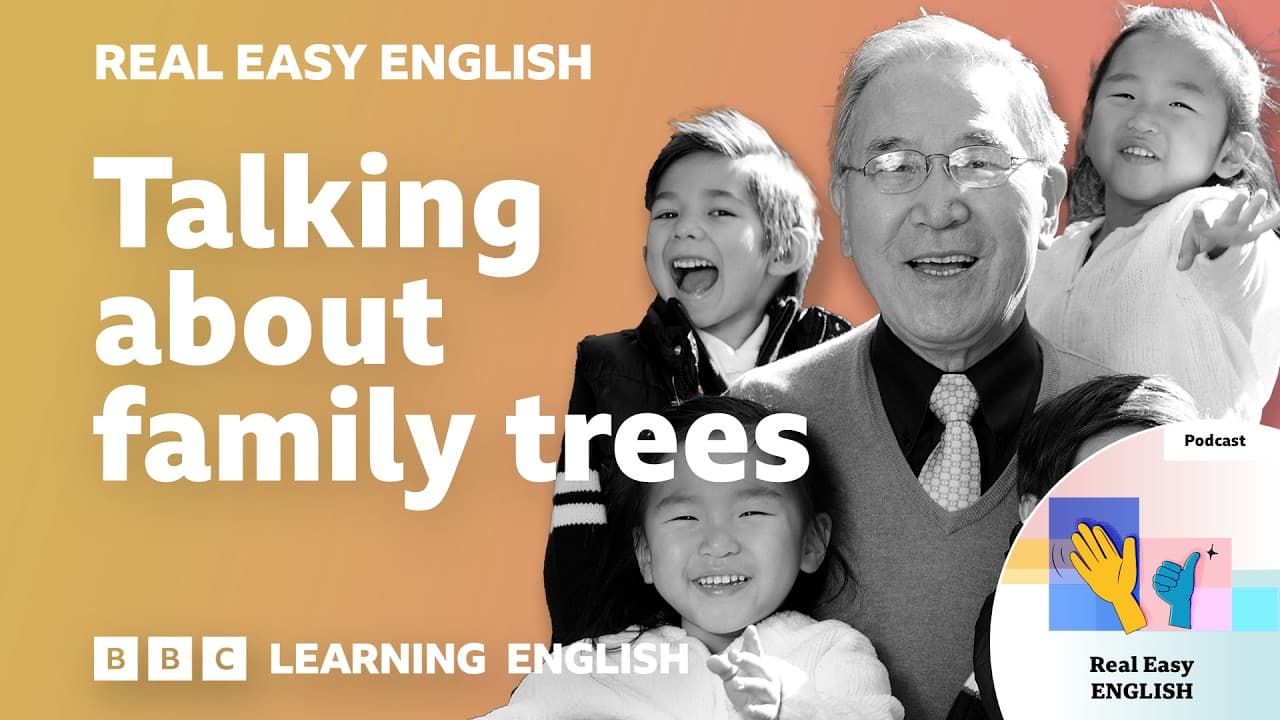 How to talk about your family tree in English🌳🤗: Real Easy English