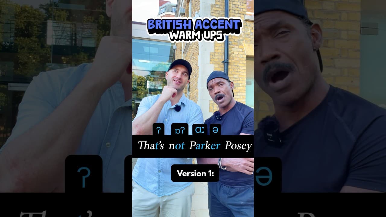 British accent muscle exercises #britishaccent #britishdialect