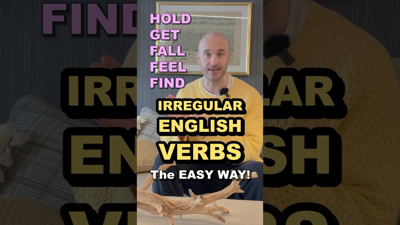 EASY IRREGULAR English verbs?! #learnenglish